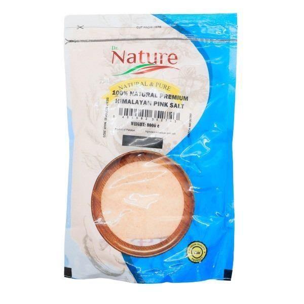 Dr Nature - 100% Pure Natural Premium Himalayan Pink Salt - 800g