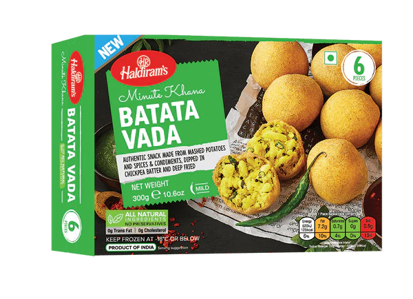 Haldirams - Frozen Batata Vada - (6pcs) - 300g