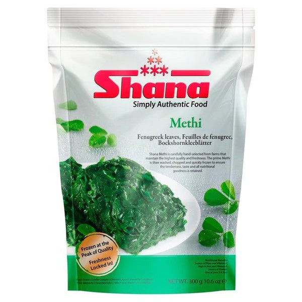 Shana - Frozen Methi - (fenugreek leaves) - 300g