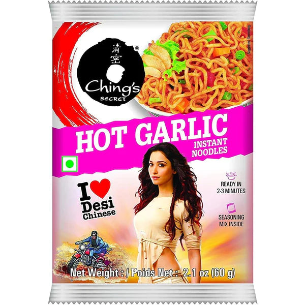 Chings - Hot Garlic Noodles - 60g