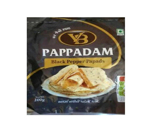 VB - Black Pepper Pappadam - 200g