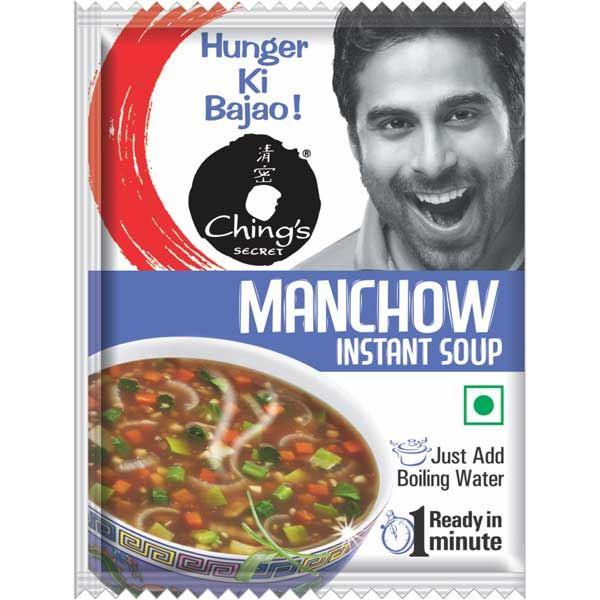 Chings - Manchow Instant Soup - (Single sachet medium heat) - 60g