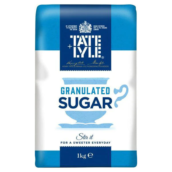 Tate & Lyle Granulated Sugar 1kg - 2 FOR £2.00