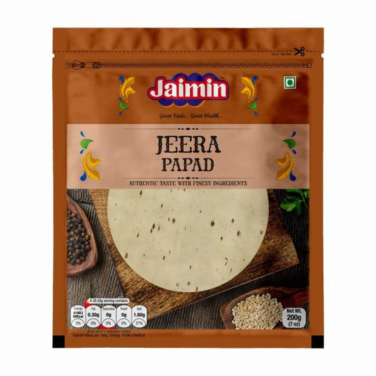 Jaimin Jeera Papad 200g