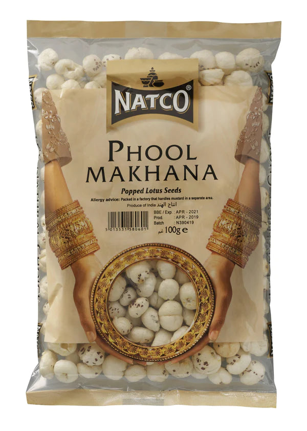 Natco - Phool Makhana - (popped lotus seeds) - 100g