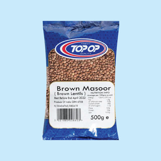 Top-Op Brown Masoor Whole