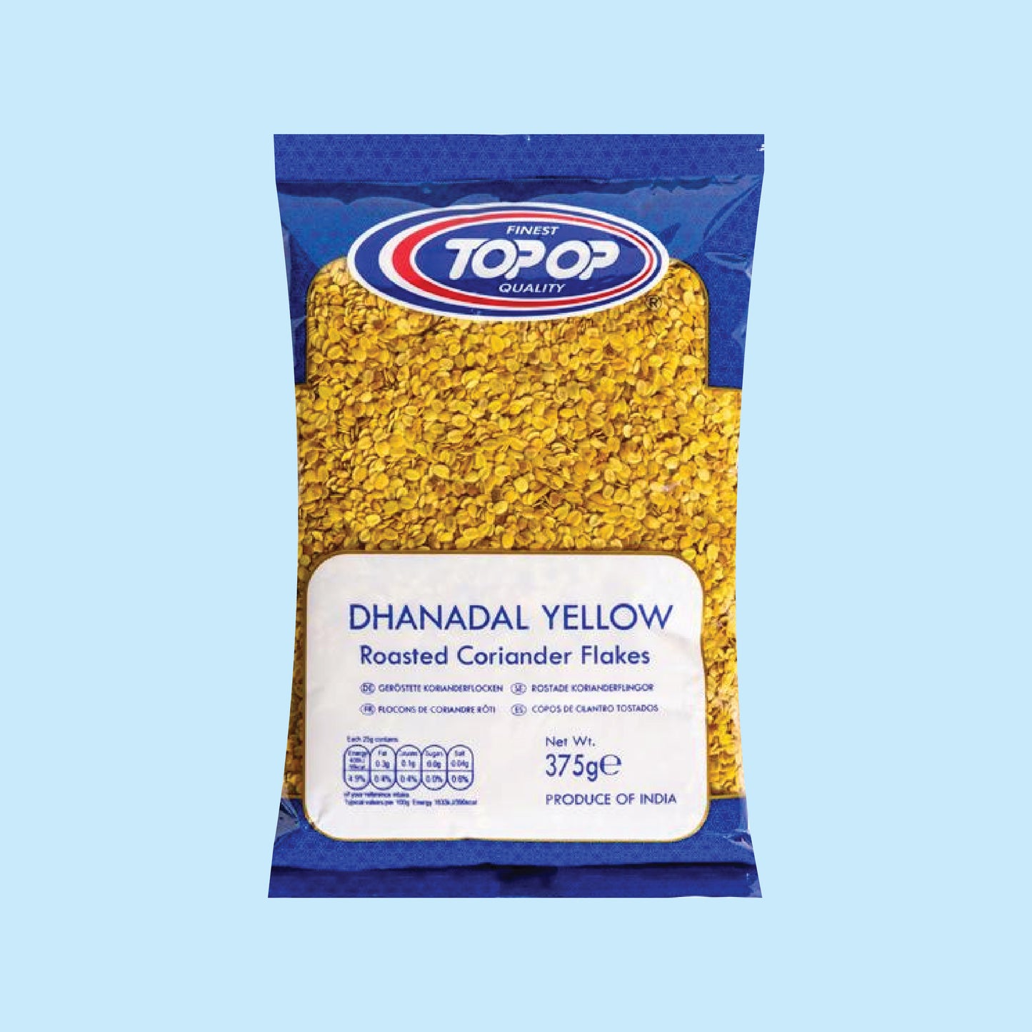 Top-Op Dhana Dal Yellow (Roasted Coriander Flakes)