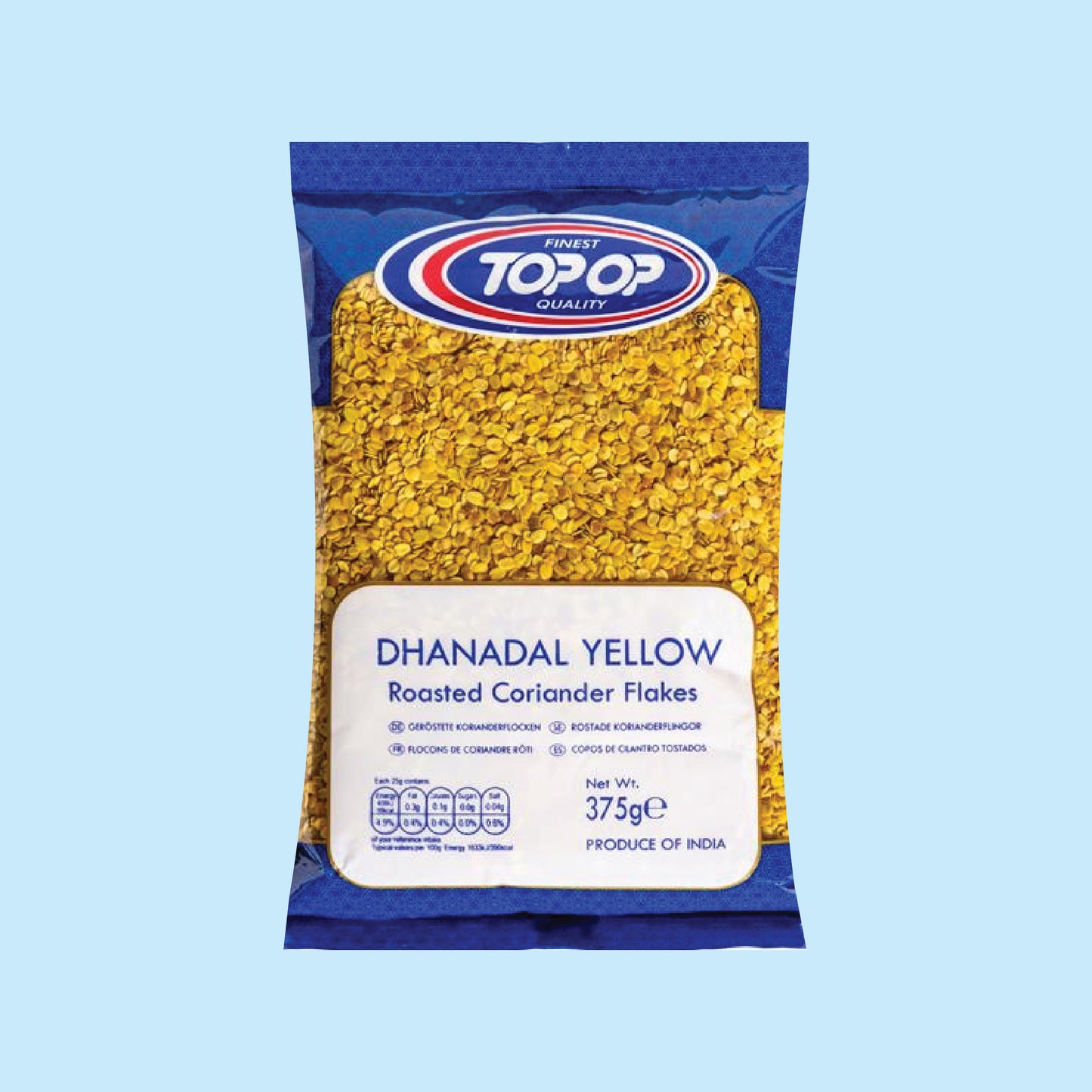 Top-Op Dhana Dal Yellow (Roasted Coriander Flakes)